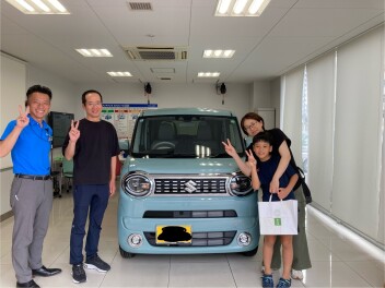 ワゴンＲスマイルのご納車です！